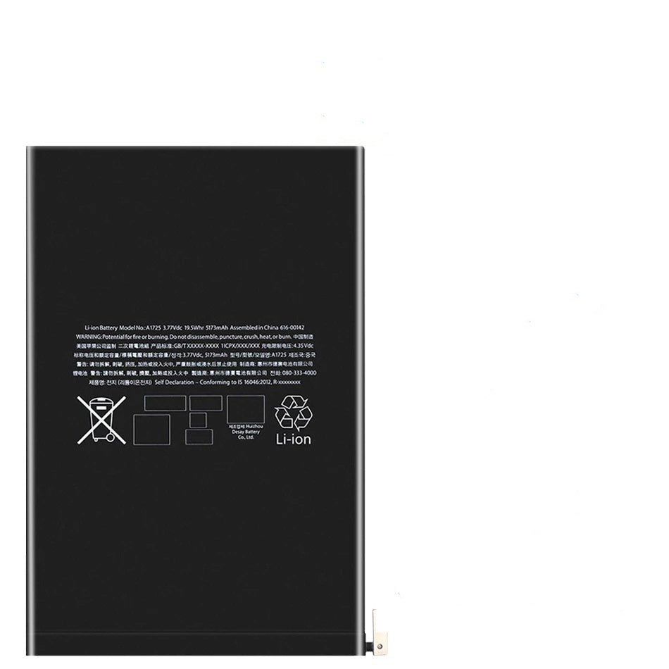 Batterie de remplacement pour iPad Mini 5 (5e génération) A2133 A2124 A2125, 5173 mAh Batterie de remplacement pour iPad Mini 5 (5e génération) A2133 A2124 A2125, 5173 mAh